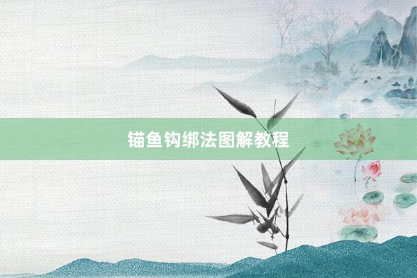 锚鱼钩绑法图解教程